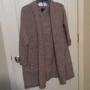 Hooded Sweater Cardigan